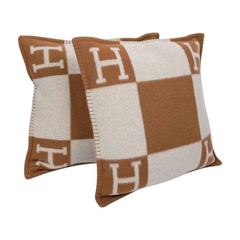 hermes cushion|authentic hermes blanket.